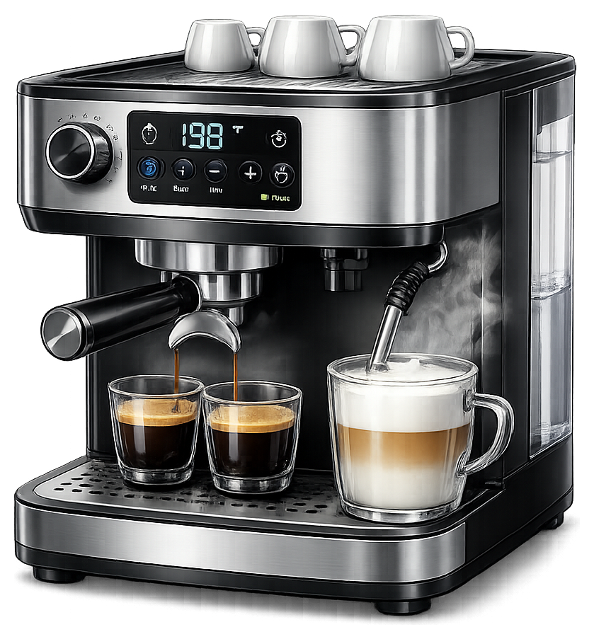 Espresso machine illustration