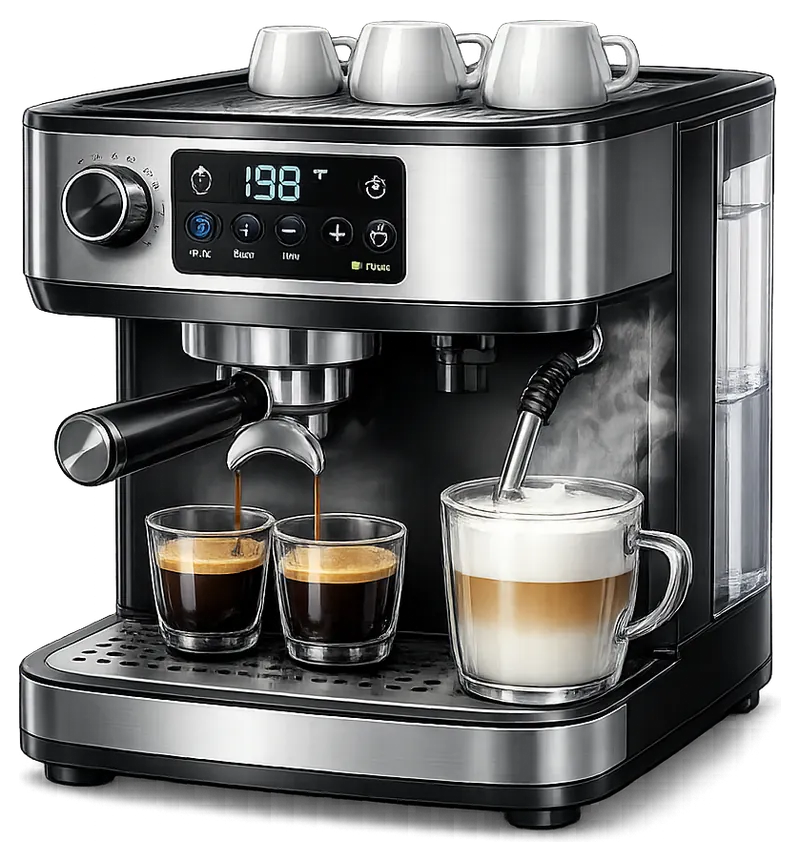 Espresso machine illustration