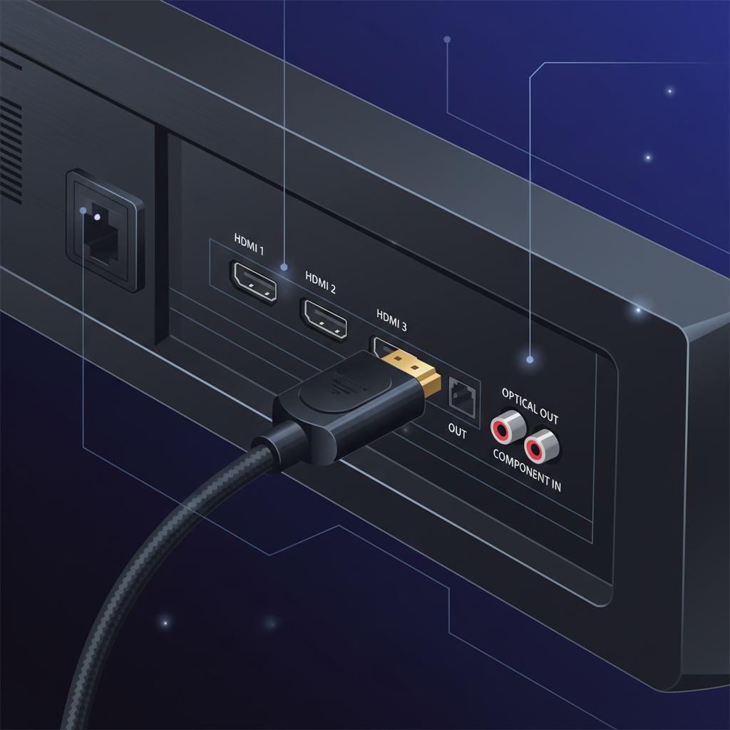 HDMI cable and TV ports